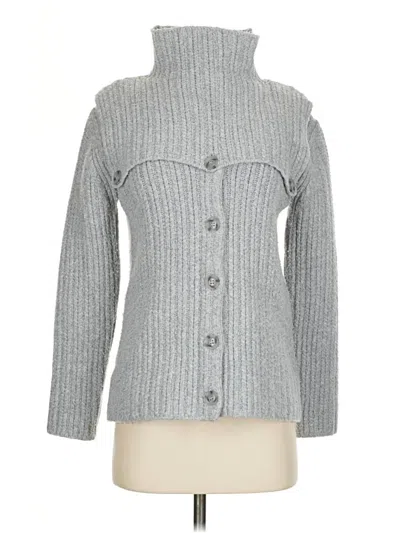 Pre-owned Rosetta Getty Cardigan Sweater In Gray