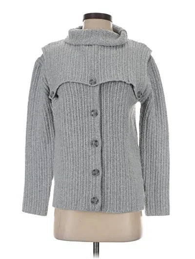 Pre-owned Rosetta Getty Cardigan Sweater In Gray
