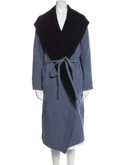 Pre-owned Rosetta Getty Cashmere Jacket In Blue