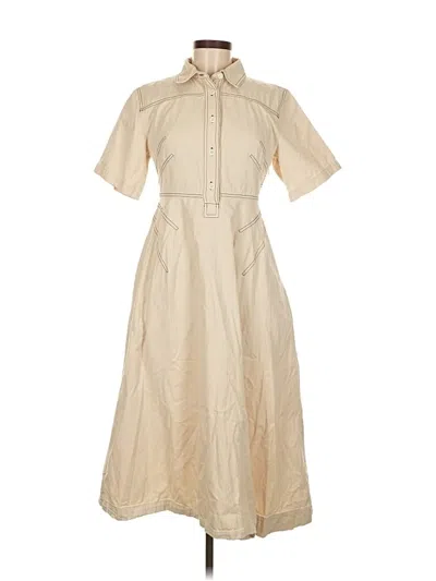 Pre-owned Rosetta Getty Casual Dress In Brown