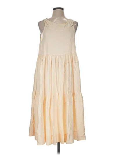 Pre-owned Rosetta Getty Casual Dress In Ivory