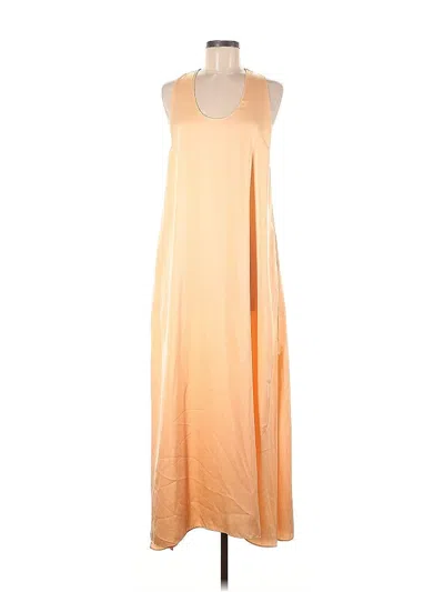 Pre-owned Rosetta Getty Casual Dress In Orange