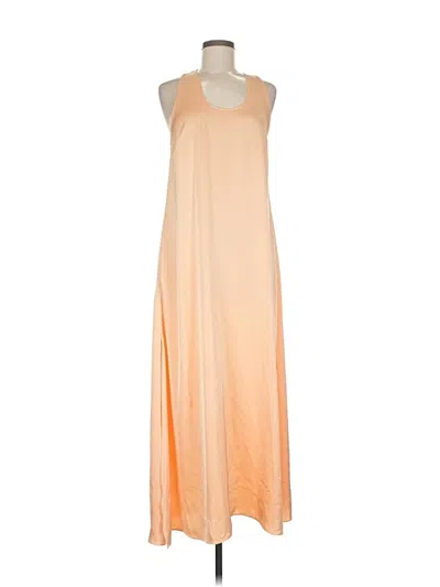 Pre-owned Rosetta Getty Casual Dress In Orange