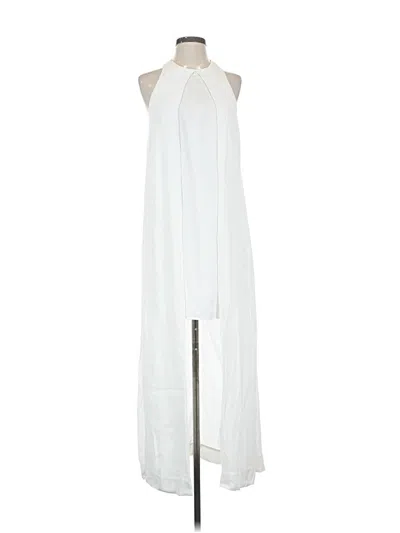 Pre-owned Rosetta Getty Casual Dress In White