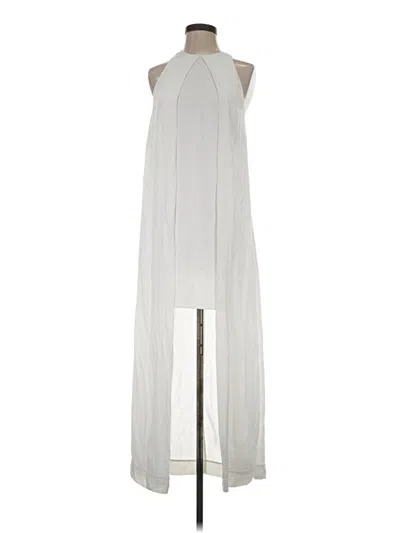 Pre-owned Rosetta Getty Casual Dress In White