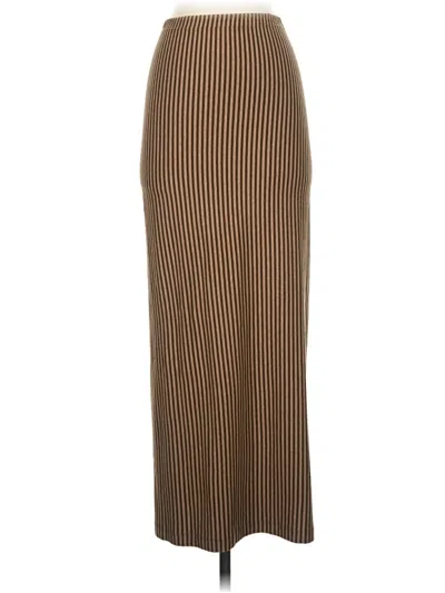 Pre-owned Rosetta Getty Casual Skirt In Brown