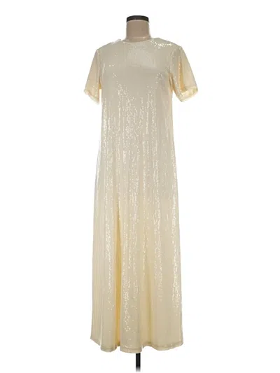Pre-owned Rosetta Getty Cocktail Dress In Gold