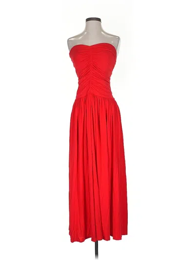 Pre-owned Rosetta Getty Cocktail Dress In Red