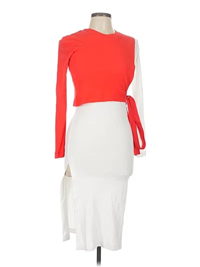 Pre-owned Rosetta Getty Cocktail Dress In Red