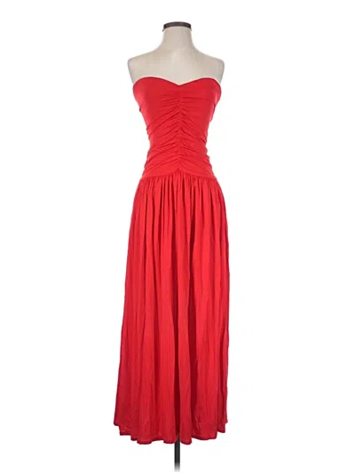 Pre-owned Rosetta Getty Cocktail Dress In Red