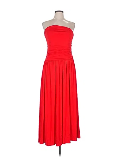 Pre-owned Rosetta Getty Cocktail Dress In Red