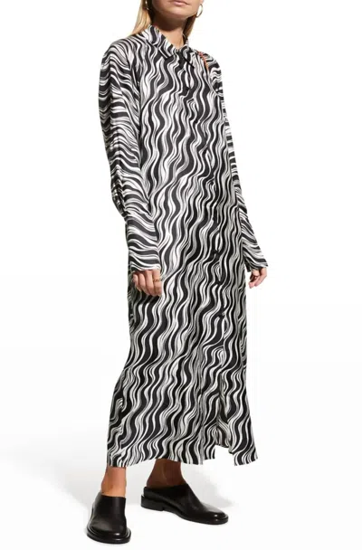 Rosetta Getty Cocoon Maxi Dress In Black