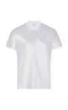 Rosetta Getty Cotton And Silk T-shirt In White