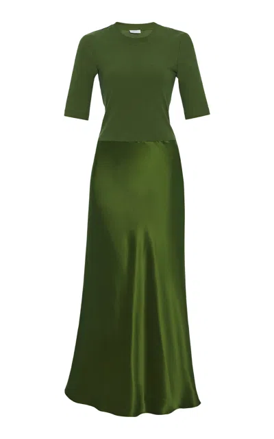 ROSETTA GETTY COTTON JERSEY T-SHIRT DRESS