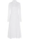 Rosetta Getty Cotton Shirt Dress In White