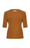Rosetta Getty Cotton T-shirt In Brown