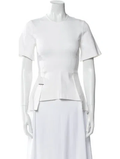 Pre-owned Rosetta Getty Crew Neck Short Sleeve T-shirt In Neutral