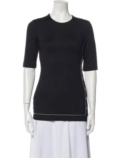 Pre-owned Rosetta Getty Crew Neck Short Sleeve T-shirt W/ Tags In Blue