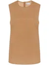Rosetta Getty Crew-neck Sleeveless Tank Top In Brown