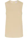 Rosetta Getty Crew-neck Sleeveless Tank Top In Neutrals
