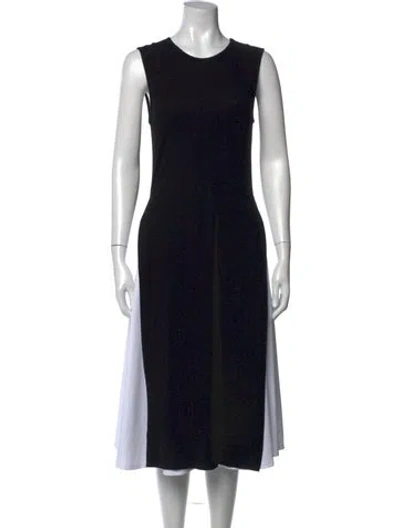 Pre-owned Rosetta Getty Crew Neck Sleeveless Top In Black