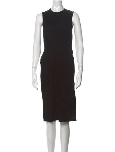 Pre-owned Rosetta Getty Crew Neck Sleeveless Top In Black