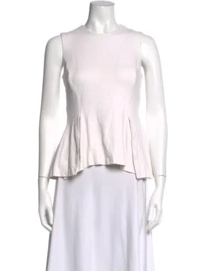Pre-owned Rosetta Getty Crew Neck Sleeveless Top In Pink
