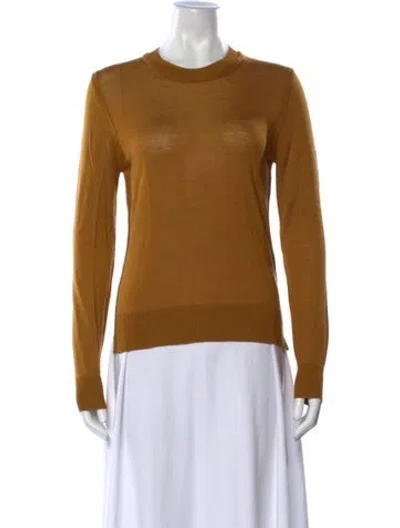 Pre-owned Rosetta Getty Crew Neck Sweater In Yellow