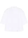 Rosetta Getty Cropped Poplin Shirt In White