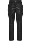 ROSETTA GETTY CROPPED SKINNY TROUSERS