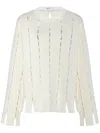 Rosetta Getty Cut-out Jumper In Neutrals