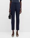 Rosetta Getty Cropped Skinny Pants In Indigo