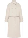 Rosetta Getty Detachable-panel Trench Coat In Neutrals