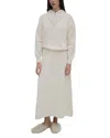 Rosetta Getty Double-layer Pullover Jumper In White