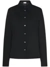 Rosetta Getty Fitted Cotton Shirt In Black