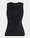 Rosetta Getty Fitted Crewneck Tank Top