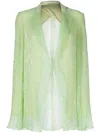 Rosetta Getty Ausgestellter Blazer In Green