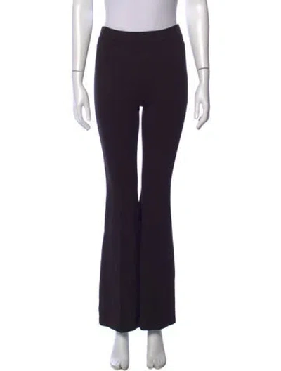 Pre-owned Rosetta Getty Flared Pants In Black