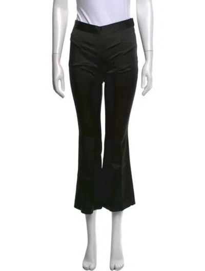 Pre-owned Rosetta Getty Flared Pants In Black