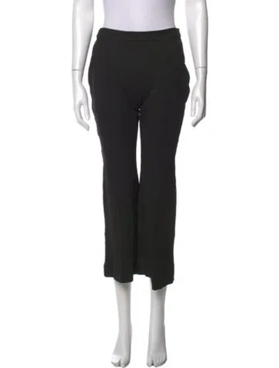 Pre-owned Rosetta Getty Flared Pants In Black