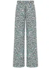 Rosetta Getty Foam Straight-leg Trousers In Blue