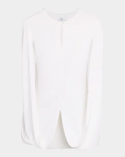 Rosetta Getty Folded Cape Top In White