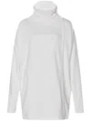 Rosetta Getty Funnel-neck Cardigan In White