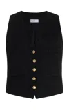 Rosetta Getty Jersey Vest In Black