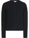 Rosetta Getty Knitted Cardigan In Black