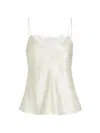 ROSETTA GETTY LACE CAMISOLE IN IVORY