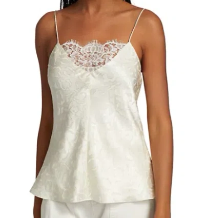 Rosetta Getty Lace Camisole In White