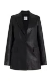 ROSETTA GETTY LEATHER BLAZER