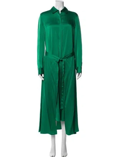 Pre-owned Rosetta Getty Long Dress In Green