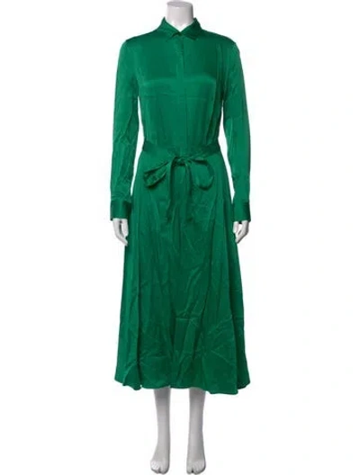 Pre-owned Rosetta Getty Long Dress W/ Tags In Green